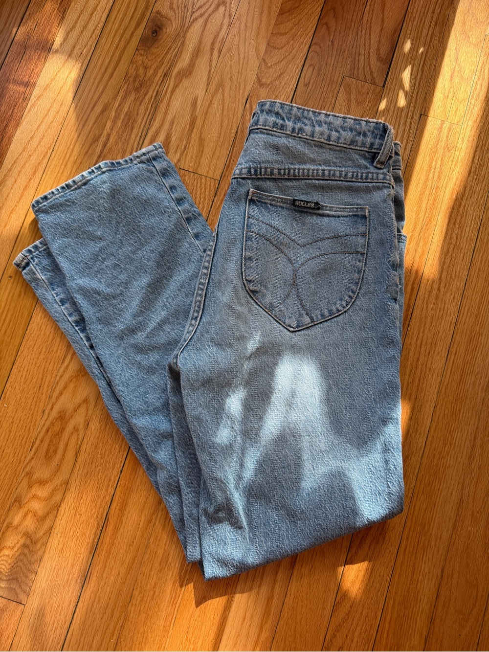 Rollas original straight high rise jeans